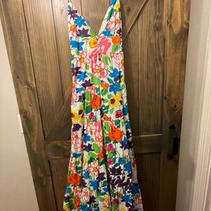 Colorful Floral Maxi Dress
